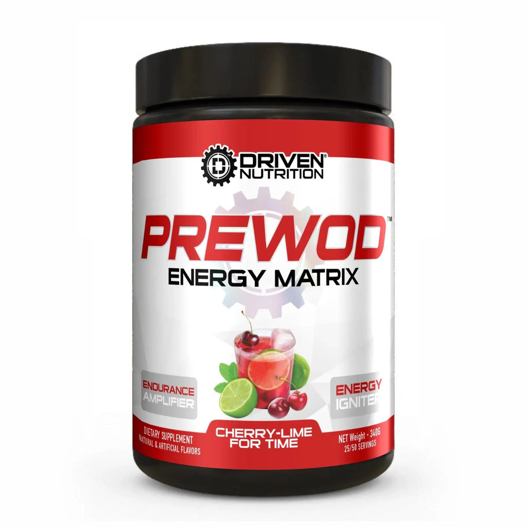Driven PREWOD Energy Matrix, 50 Servings - Pre-Workout Supplement with Caffeine Driven Nutrition Au supplements