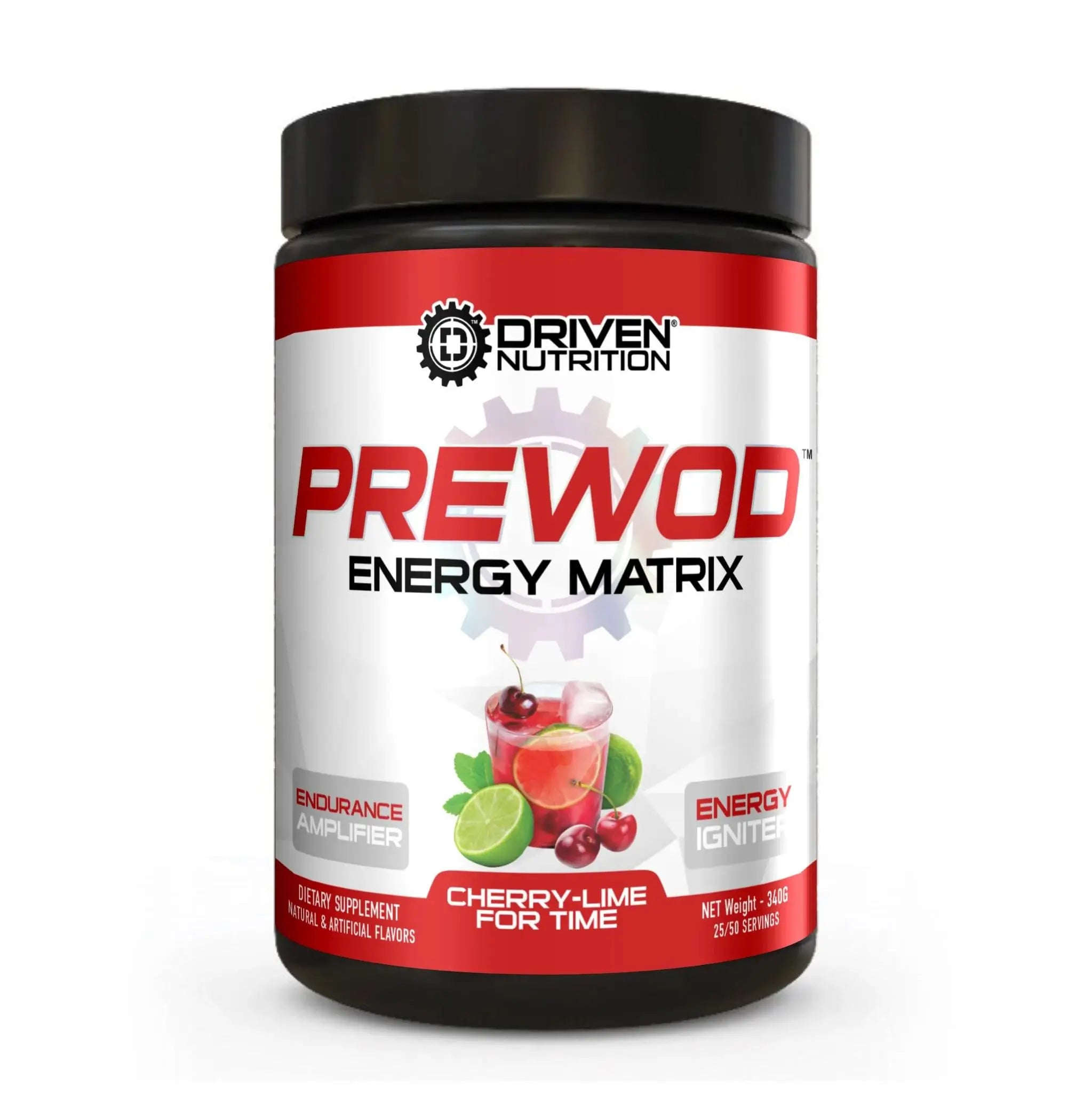 Driven PREWOD Energy Matrix, 50 Servings - Pre-Workout Supplement with Caffeine Driven Nutrition Au supplements