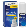HealthWise 4% Lidocaine Roll-On | OTC Strength | Pain Relief Liquid | 2.5 oz. 73 mL | Non-Greasy, Unscented Formula | Topical Anesthetic HealthWise Au supplements