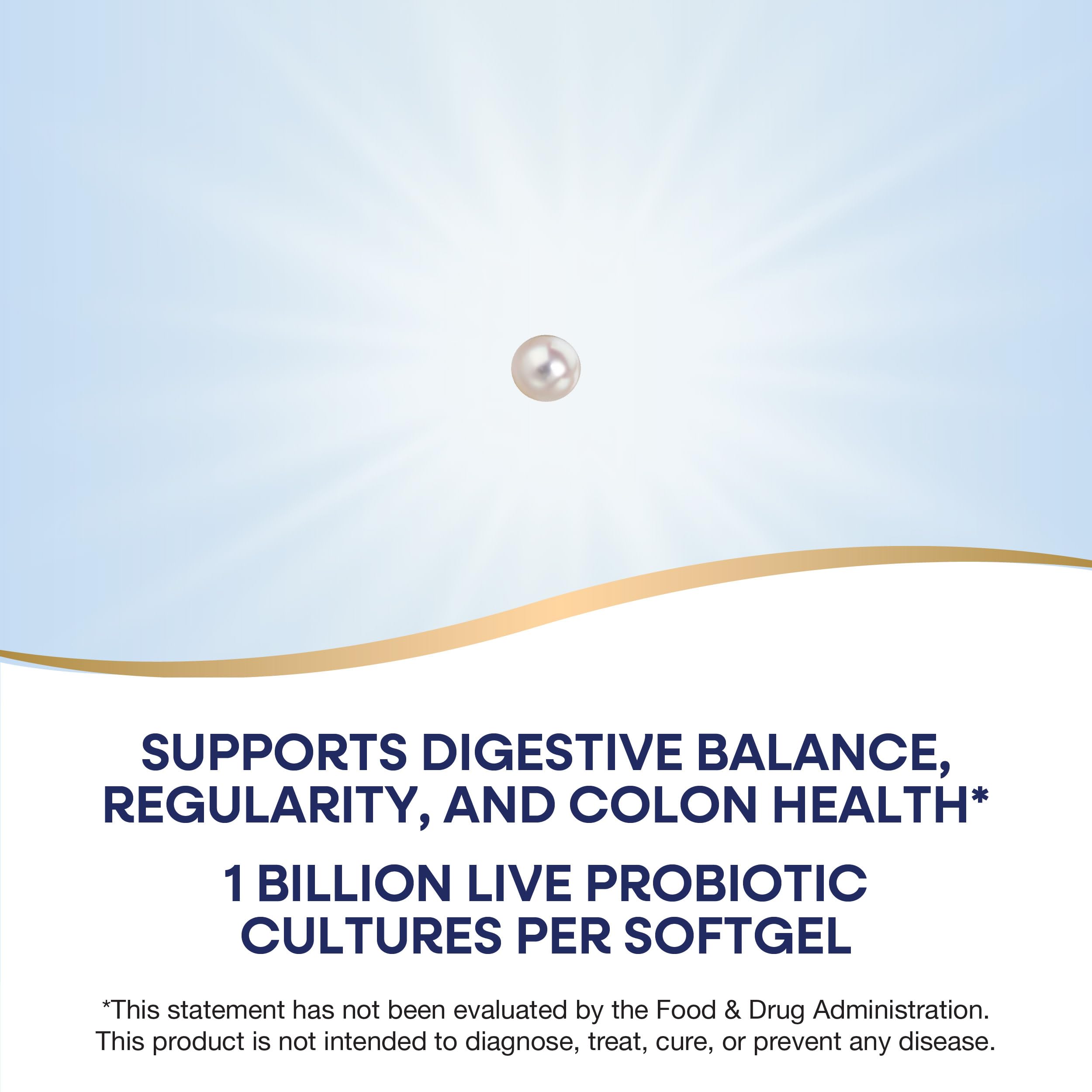 Nature's Way Complete Probiotic Pearls, Supports Digestive Balance*, 1 Billion Live Cultures, Supplement for Men and Women, No Refrigeration Required, 30 softgels Nature's Way Au supplements