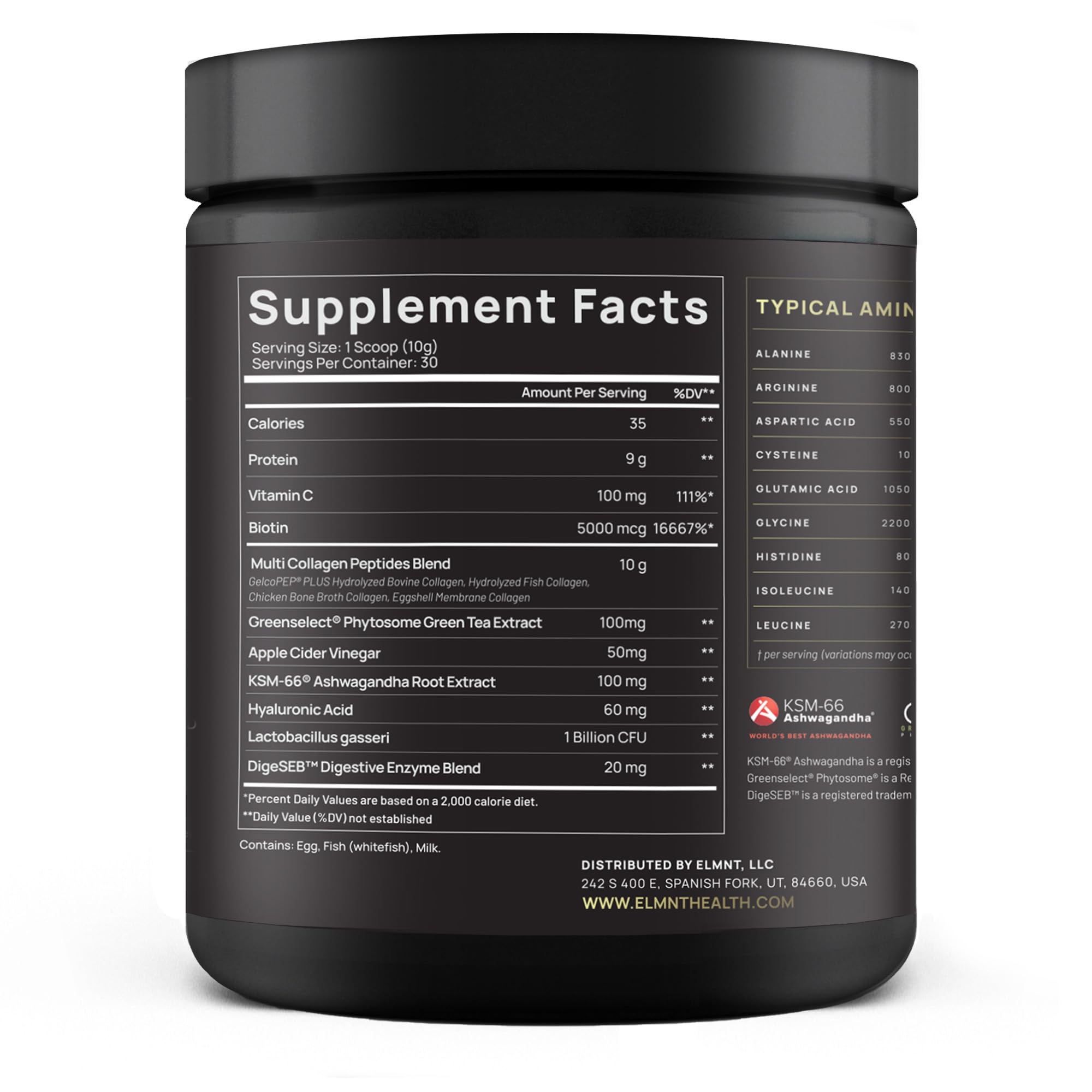 Super Collagen Powder for Women Weight Loss + Beauty w. Probiotics, Hyaluronic Acid, ACV, KSM-66, Biotin - Premium Multi Collagen Peptides Protein Supplement