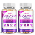 Multi Collagen Peptides Softgel - Type I, II, III, V, X - Hydrolyzed Collagen Peptides with Biotin, Vitamin C, Hyaluronic Acid, Supports Skin Hair Nail