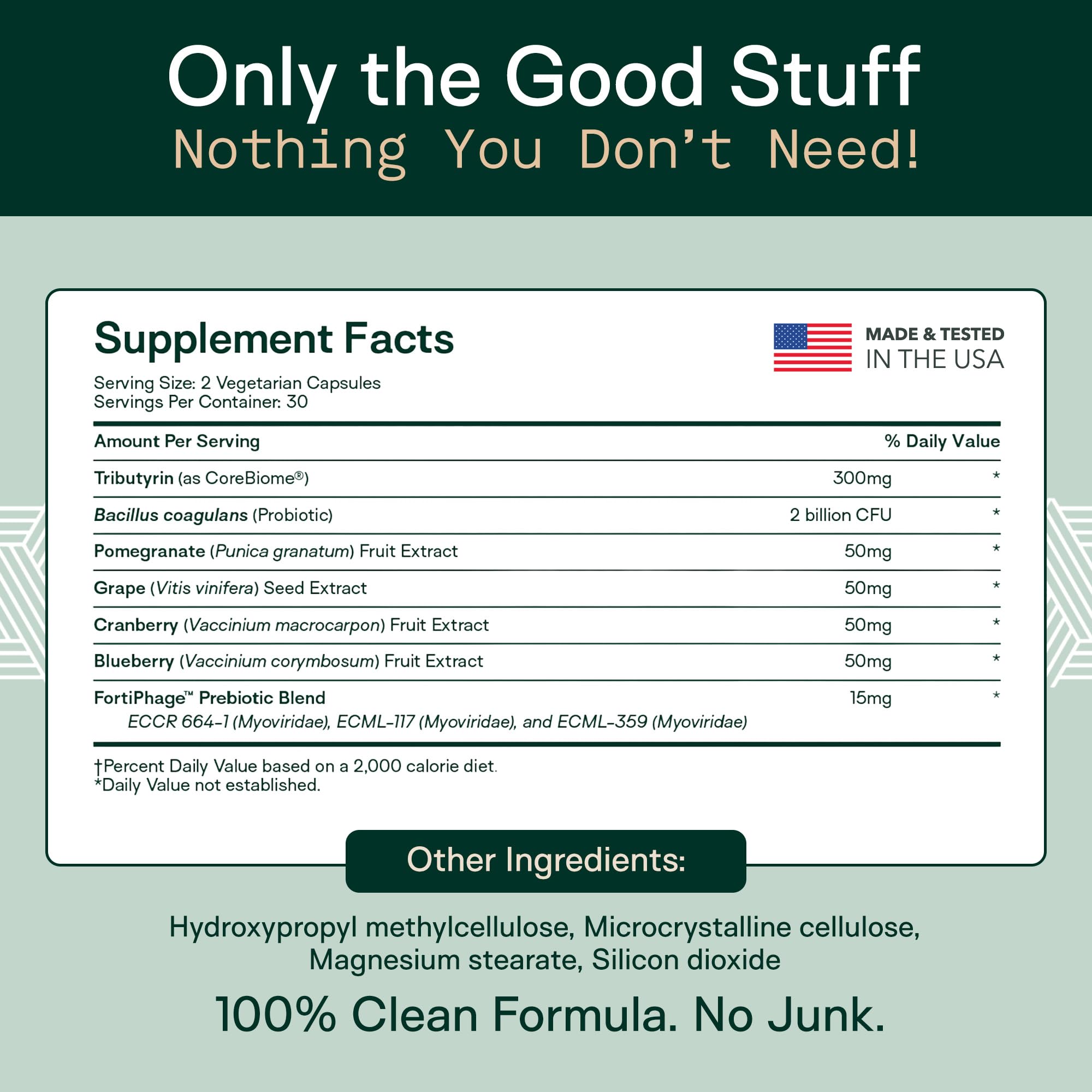 Adapt Naturals 4-in-1 Biome Protect Prebiotics, Probiotics Supplement Postbiotics & Polyphenols for Microbiome, Gut Health & Defense for Women & Men, 30 Day Supply