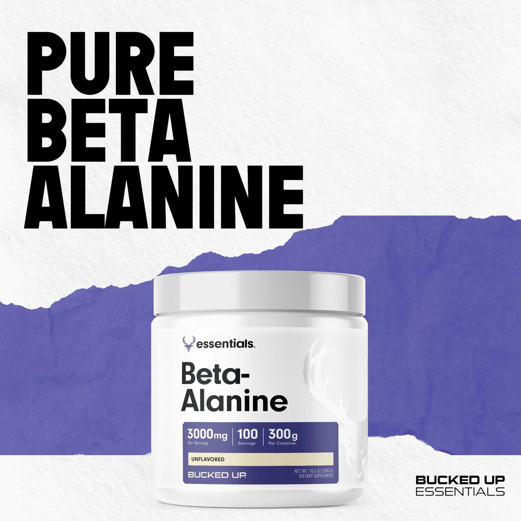 Bucked Up Beta Alanine 300mg Powder, Non-GMO, Gluten-Free, Unflavored (100 Servings) Bucked Up Au supplements