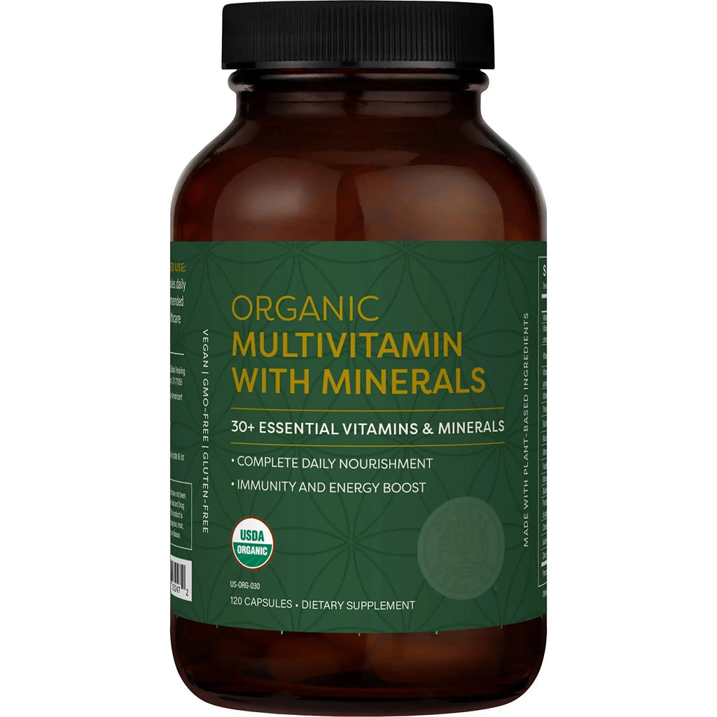 Global Healing Center - USDA Organic Multivitamin for Women & Men - Vitamins Include A, C, D, & More for Your Overall Health & Wellness Needs Global Healing Center Au supplements