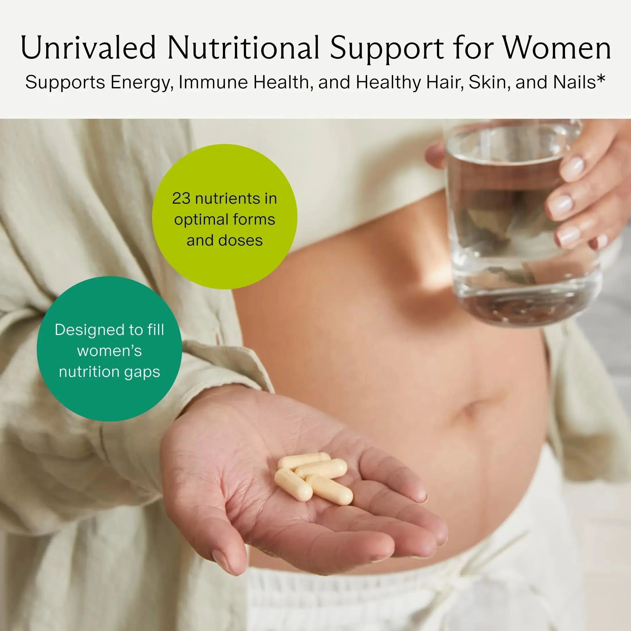 Needed. Multivitamin for Women with 23 Vitamins, Minerals and Antioxidants - Daily Womens Multivitamin Needed. Au supplements