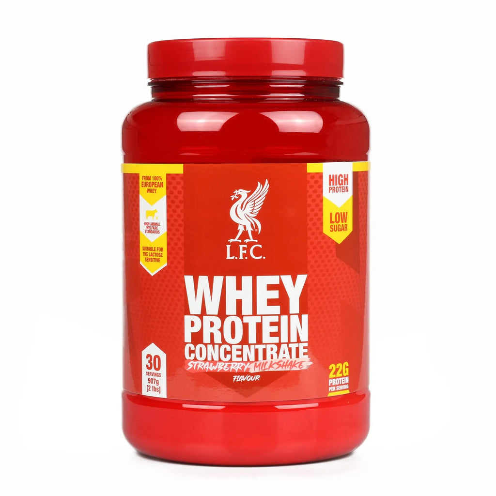 LFC Whey Protein Powder Strawberry Flavour 908g 15.5g Naturally-Occurring BCAAs 21g Protein Vector Consumer Au supplements