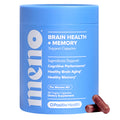 MENO Brain Health + Memory Support Capsules – Daily Support for Cognitive Performance, Concentration & Healthy Brain Aging – with Phosphatidylserine, Creatine, Sage Leaf & Huperzine A – 30 Servings O Positiv Au supplements