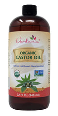 Verdana Organic Castor Oil – USDA Certified Organic – Cold Pressed, Unrefined, 100% Pure and Hexane Verdana Au supplements