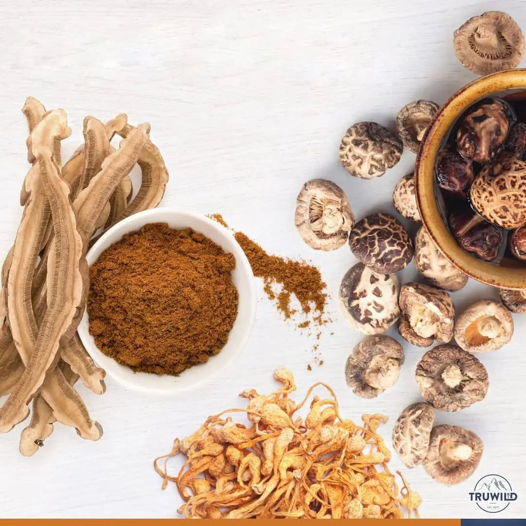 TruWild Adaptogen Blend with Cordyceps Maca Ashwagandha - Full Spectrum Mushroom TruWild Au supplements