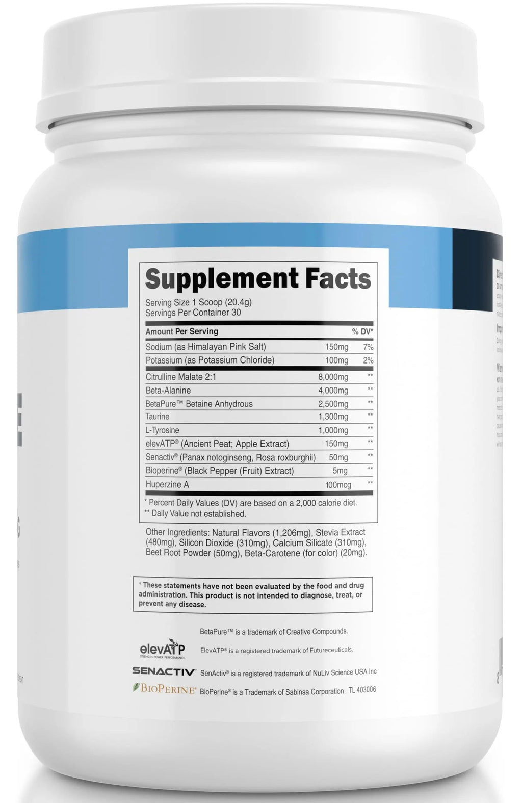 Transparent Labs Stim-Free Pre-Workout - Caffeine & Stim Free Pre Workout Powder Transparent Labs Au supplements