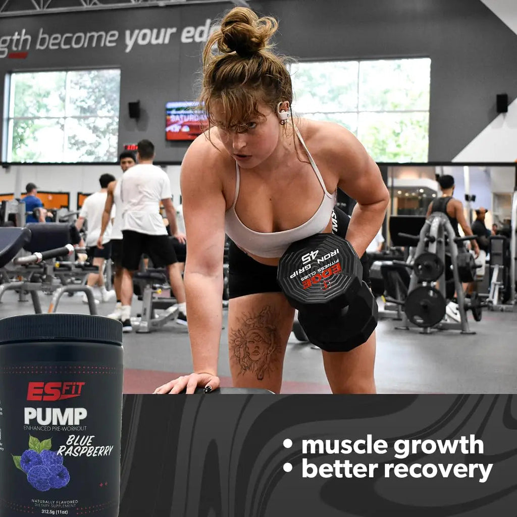 ES FiT Pump Pre-Workout | 14.8oz - 30 Servings | Pre-Workout Supplement | Increase ES FiT Au supplements