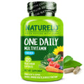 NATURELO Mens Multivitamins - One Daily Multivitamin for Men with Vitamins, Minerals & Organic Whole Foods, Boost Energy & Health