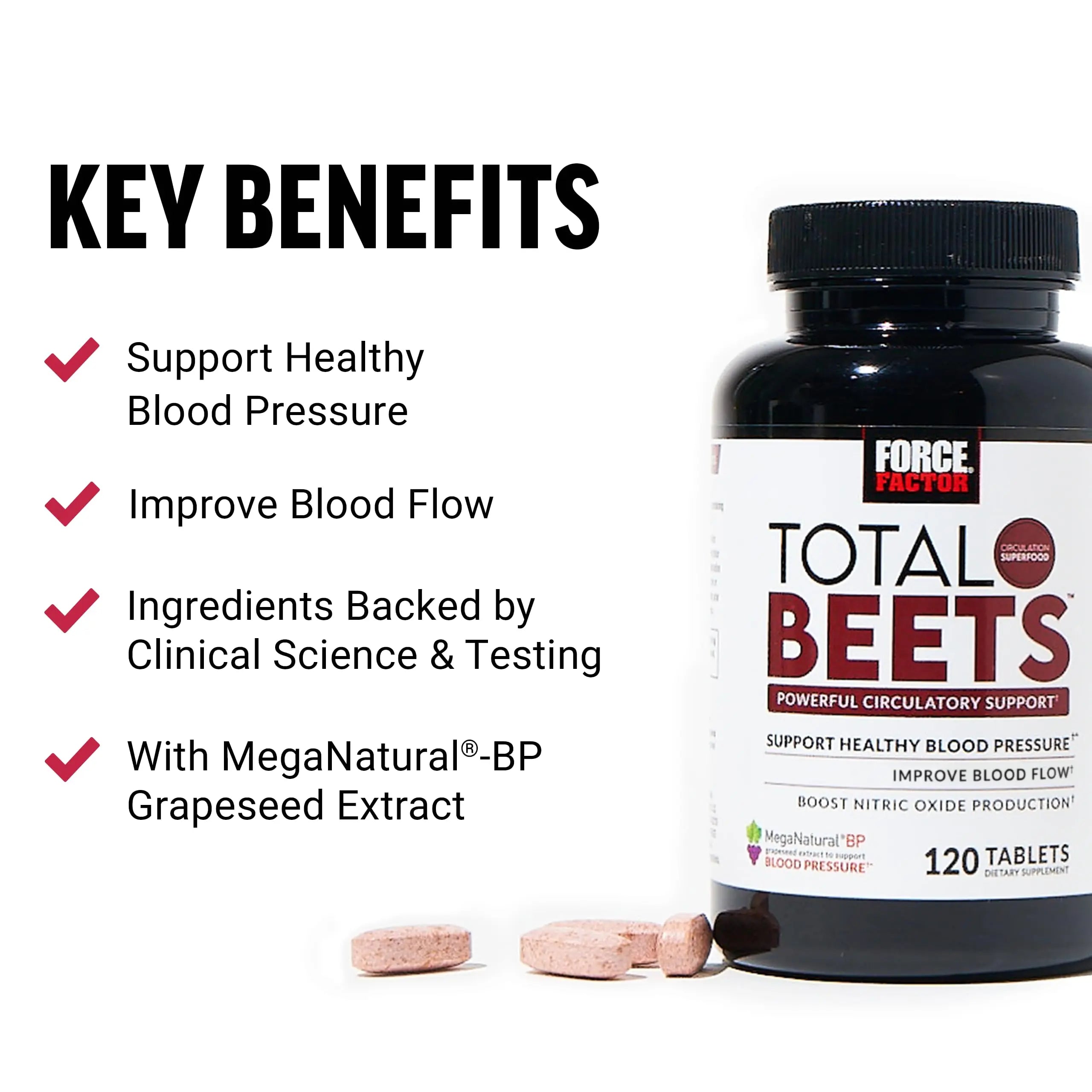 Force Factor Blood Pressure Support with Nitrates, Grapeseed - Boosts Nitric Oxide Force Factor Au supplements