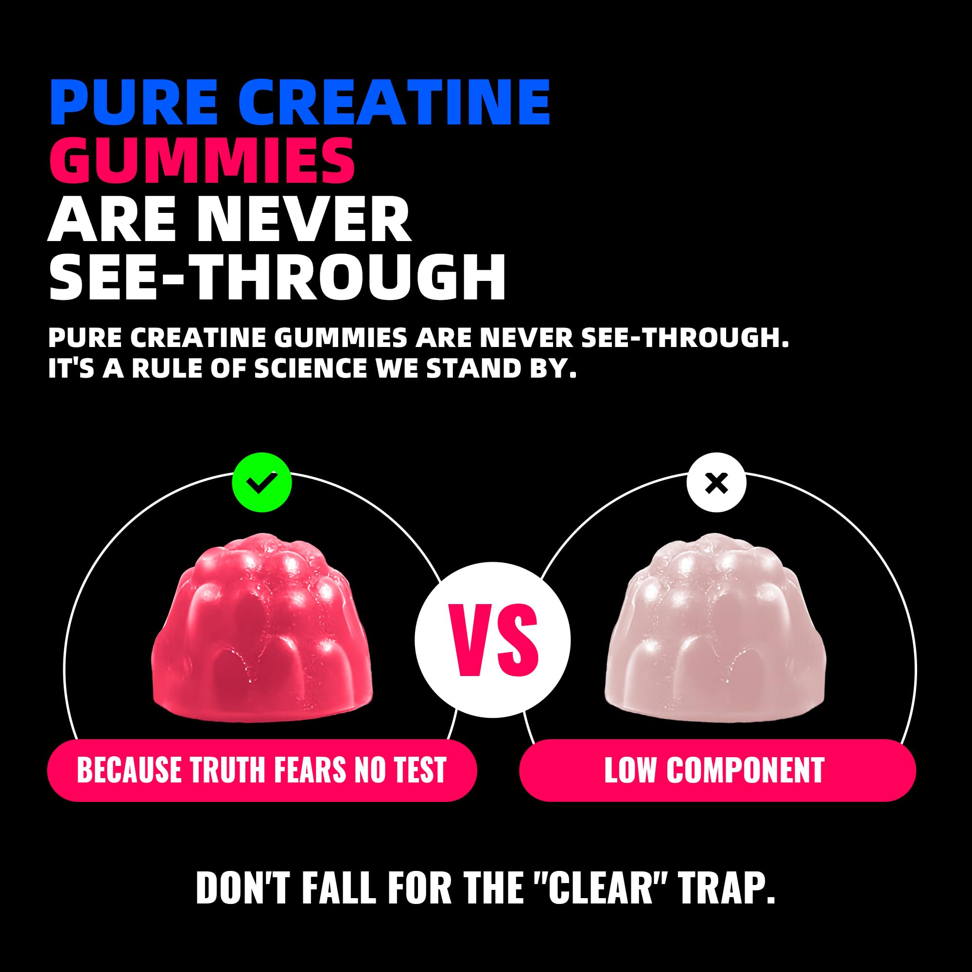 NSF Certified Creatine Gummy 5g - Creatine Monohydrate Gummies for Men & Women. Boost Focus,Strength, and Endurance, Anti-Melting Formula, Vegan, Gluten-Free, Non-GMO,(Raspberry & Blueberry 135 ct) Allcoovita Au supplements