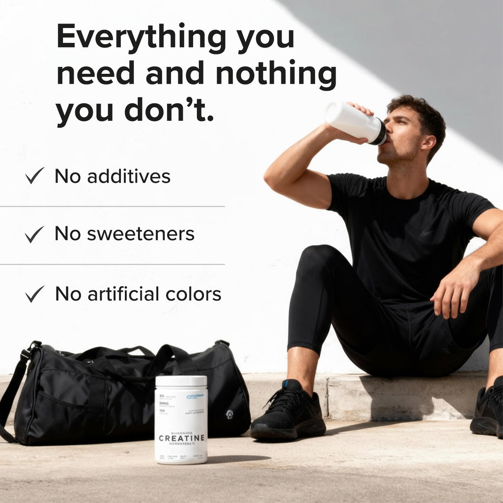Puregen Labs Micronized Creatine Monohydrate Powder 500g – Pure, Unflavored, No Additives | 5000mg Per Serv (5g) - 100 Servings | Third Party Tested for Quality P Puregen Labs Au supplements