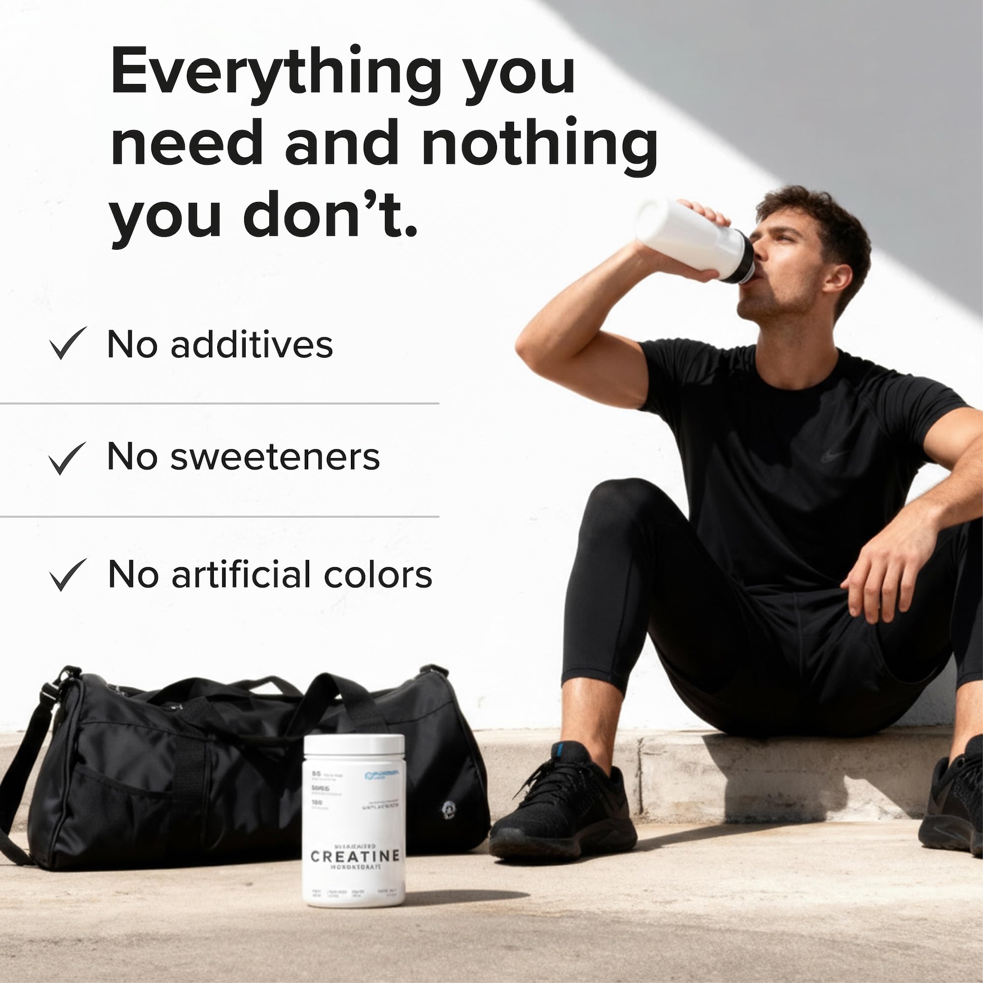 Puregen Labs Micronized Creatine Monohydrate Powder 500g – Pure, Unflavored, No Additives | 5000mg Per Serv (5g) - 100 Servings | Third Party Tested for Quality P Puregen Labs Au supplements