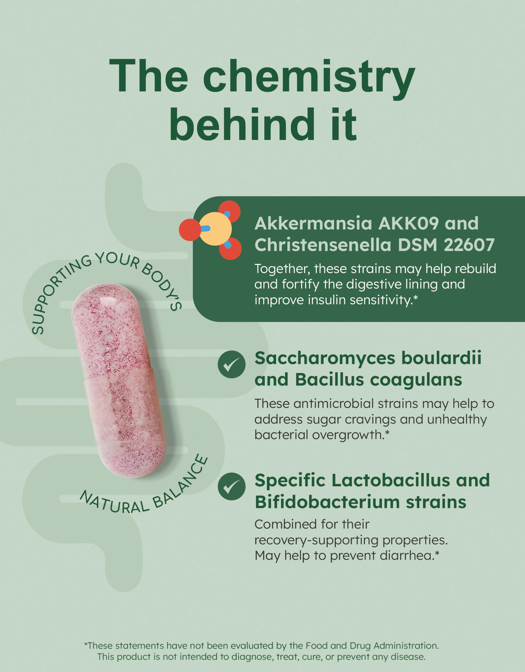 GutRx Balance – Probiotics for Women & Men with Akkermansia Probiotic & Christensenella, GLP-1 Alternative for Gut Health with Lactobacillus Plantarum,