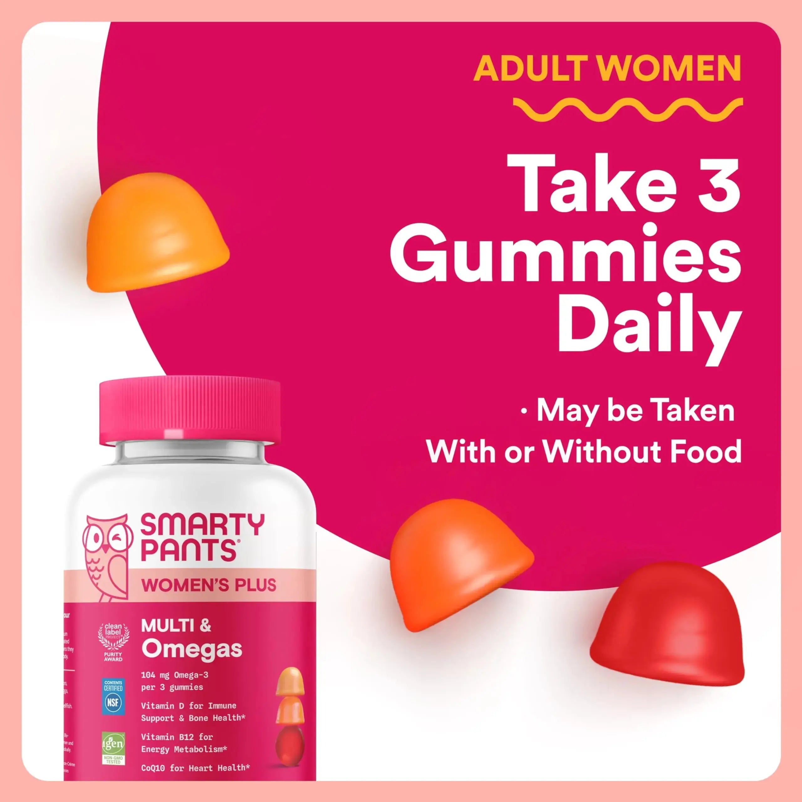 SmartyPants Mother & Daughter Daily Nutrition Bundle: Women’s + Teen Girl Multivitamin Gummies with Omega-3, Biotin, Vitamins D3, B12, A SmartyPants Au supplements