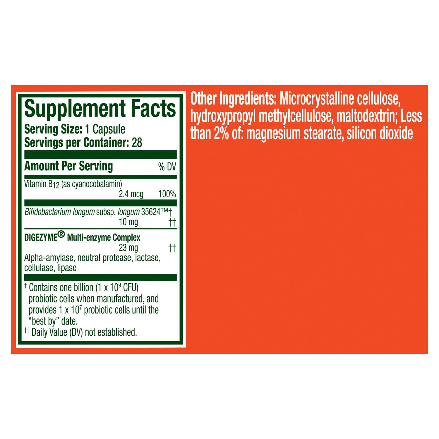 Align Probiotic Bloating Relief + Food Digestion, Probiotics for Women and Men, #1 Doctor Recommended Brand‡, Promotes Digestive Health and Helps Support the Metabolism of Food*, 28 Capsules Align Au supplements