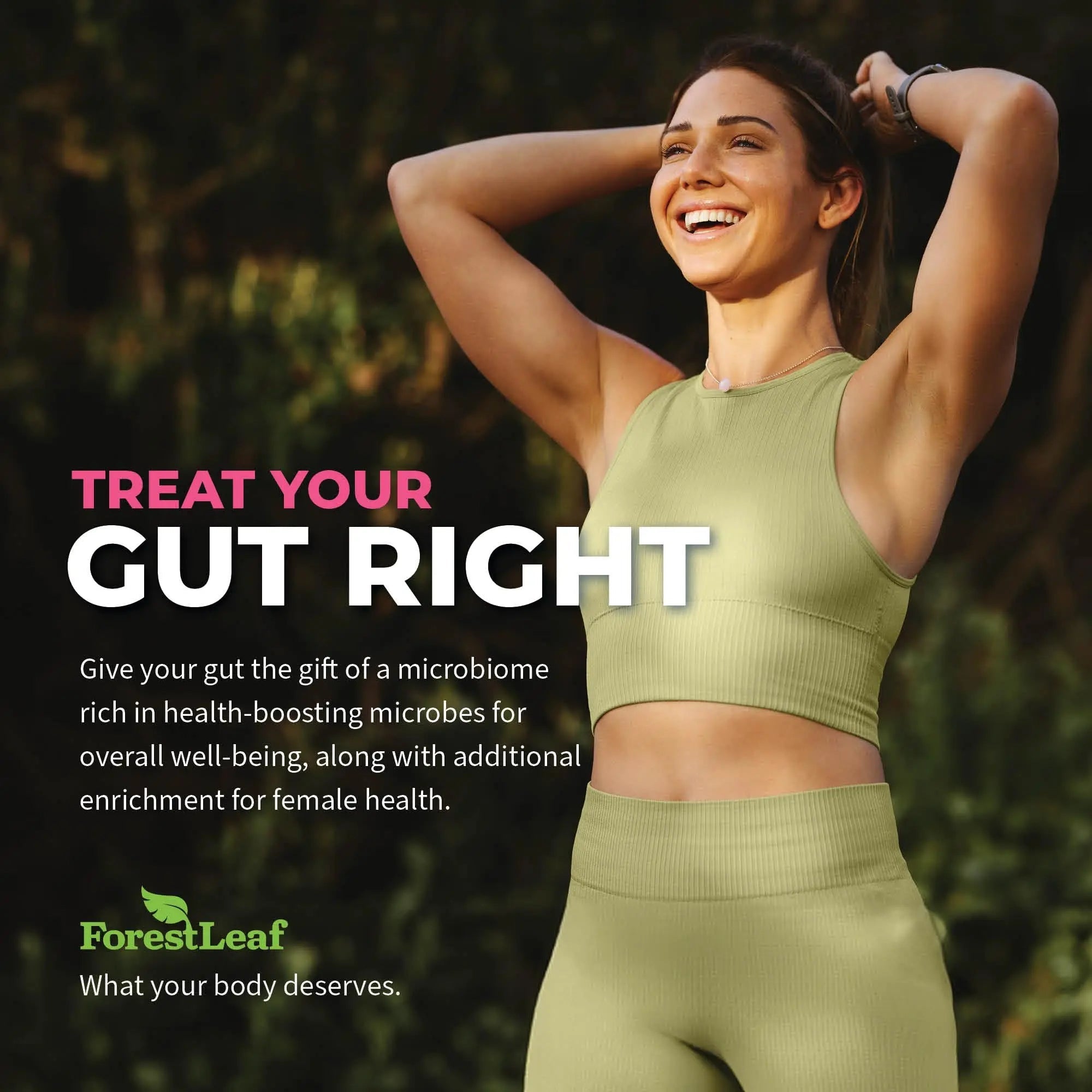 ForestLeaf Womens Probiotic 50 Billion CFU with Organic Prebiotics, Digestive Enzymes ForestLeaf Au supplements