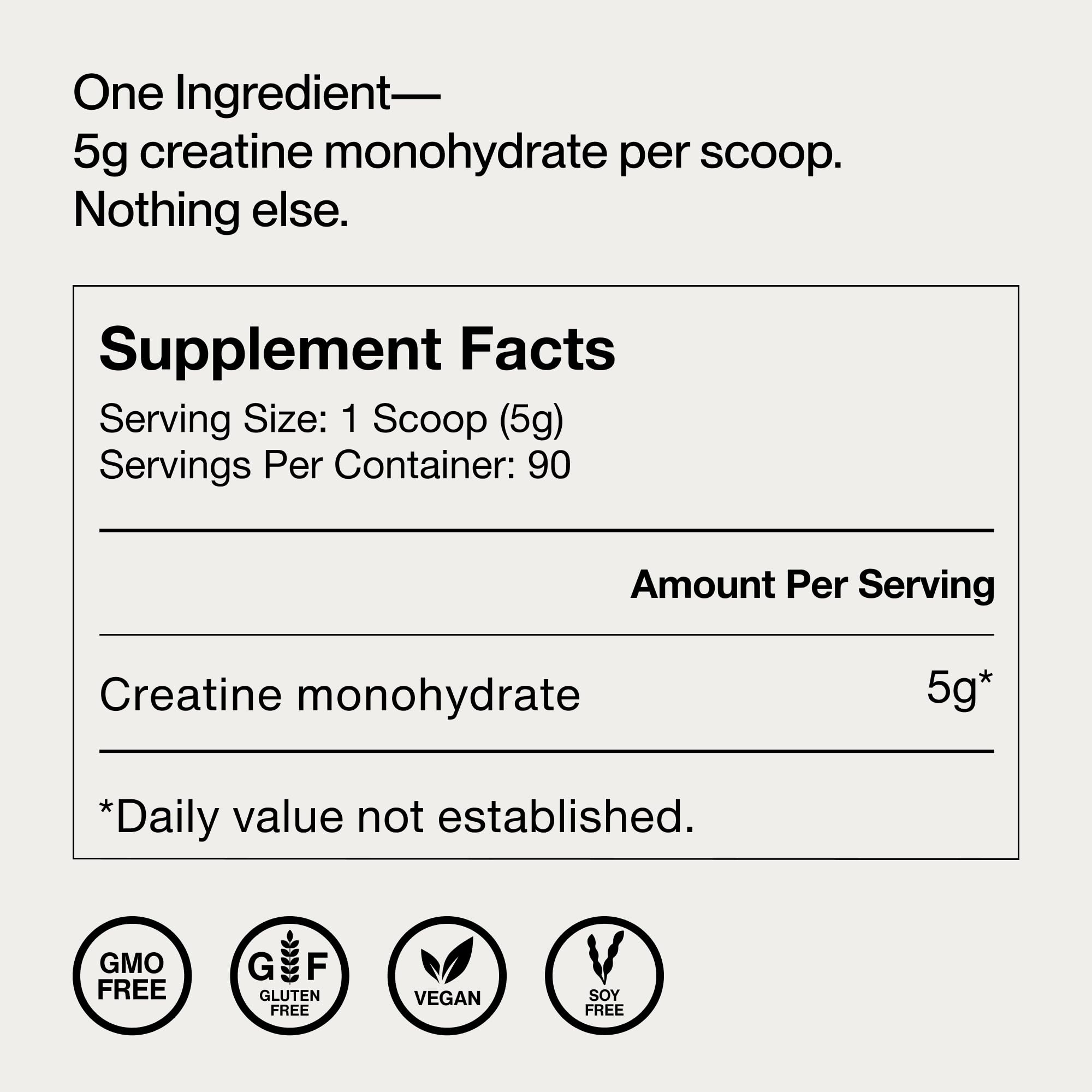Momentous Creatine Monohydrate Powder - Creatine Powder - Supports Strength, Lean Muscle, & Recovery for Men & Women