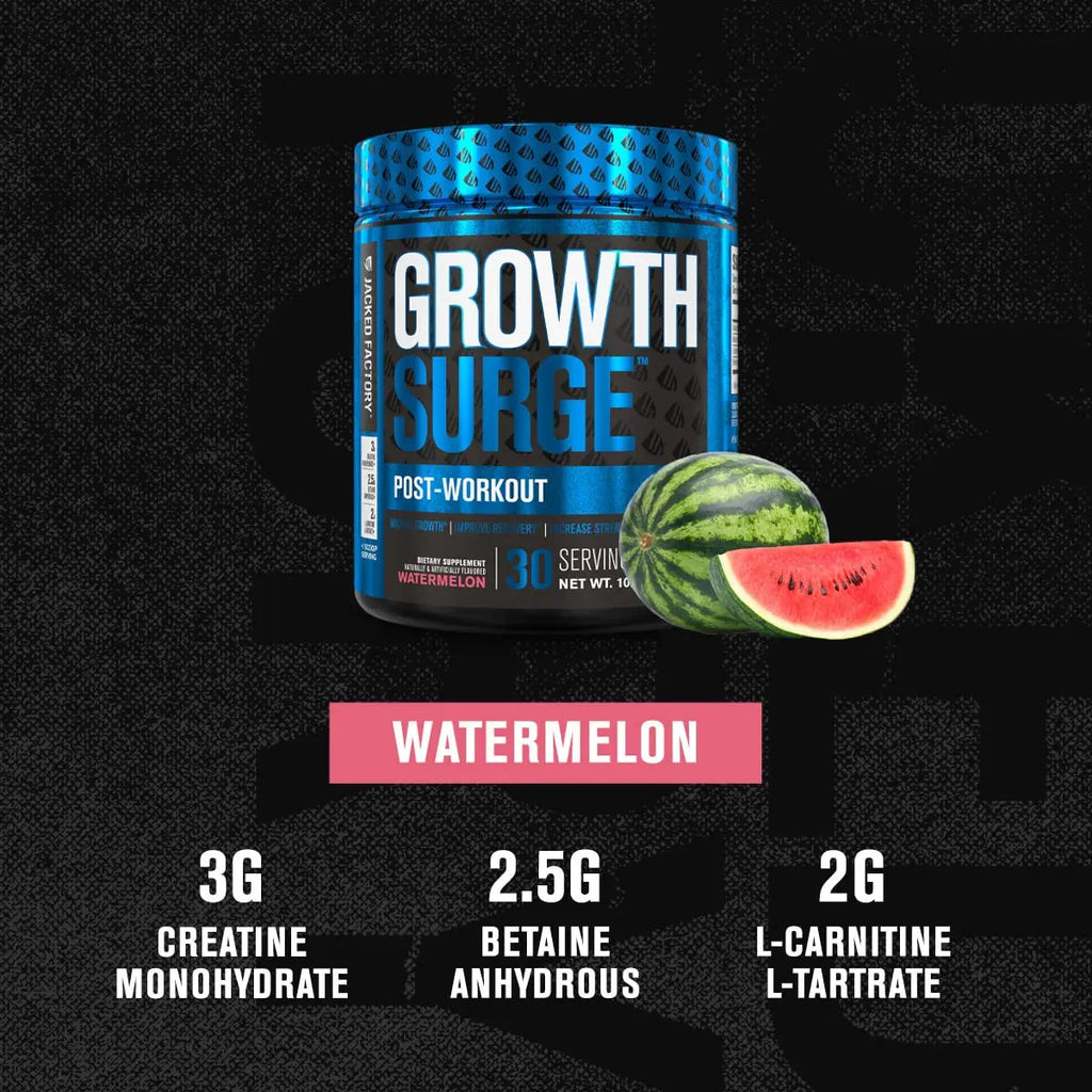 Jacked Factory Growth Surge Creatine Post Workout w/L-Carnitine - Daily Muscle Builder Jacked Factory Au supplements