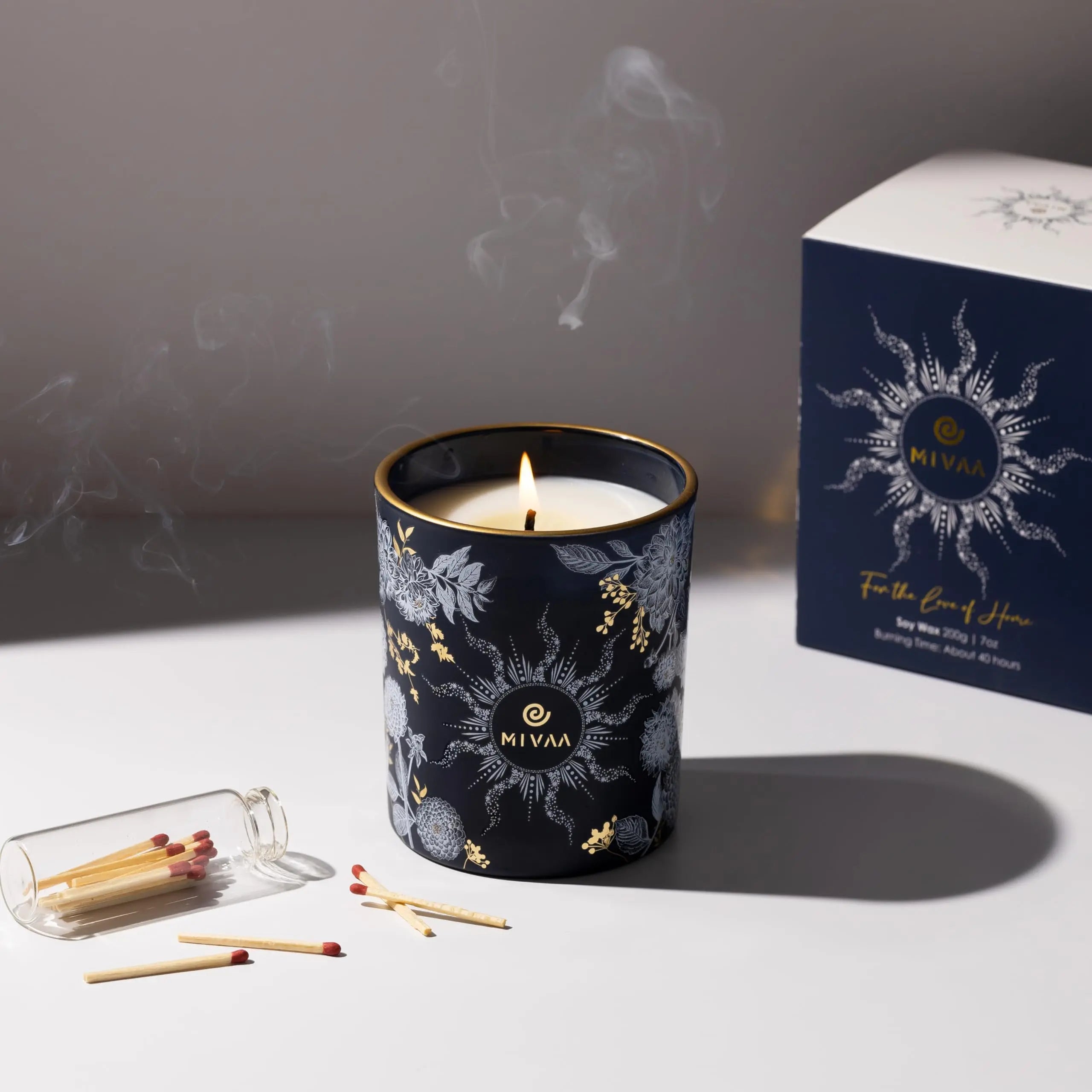Mivaa Scented Candles - 100% Natural Soy Wax, 40 hrs Burn, Lead-Free Wicks, Holiday, Fall, Winter Msupps.com Au supplements
