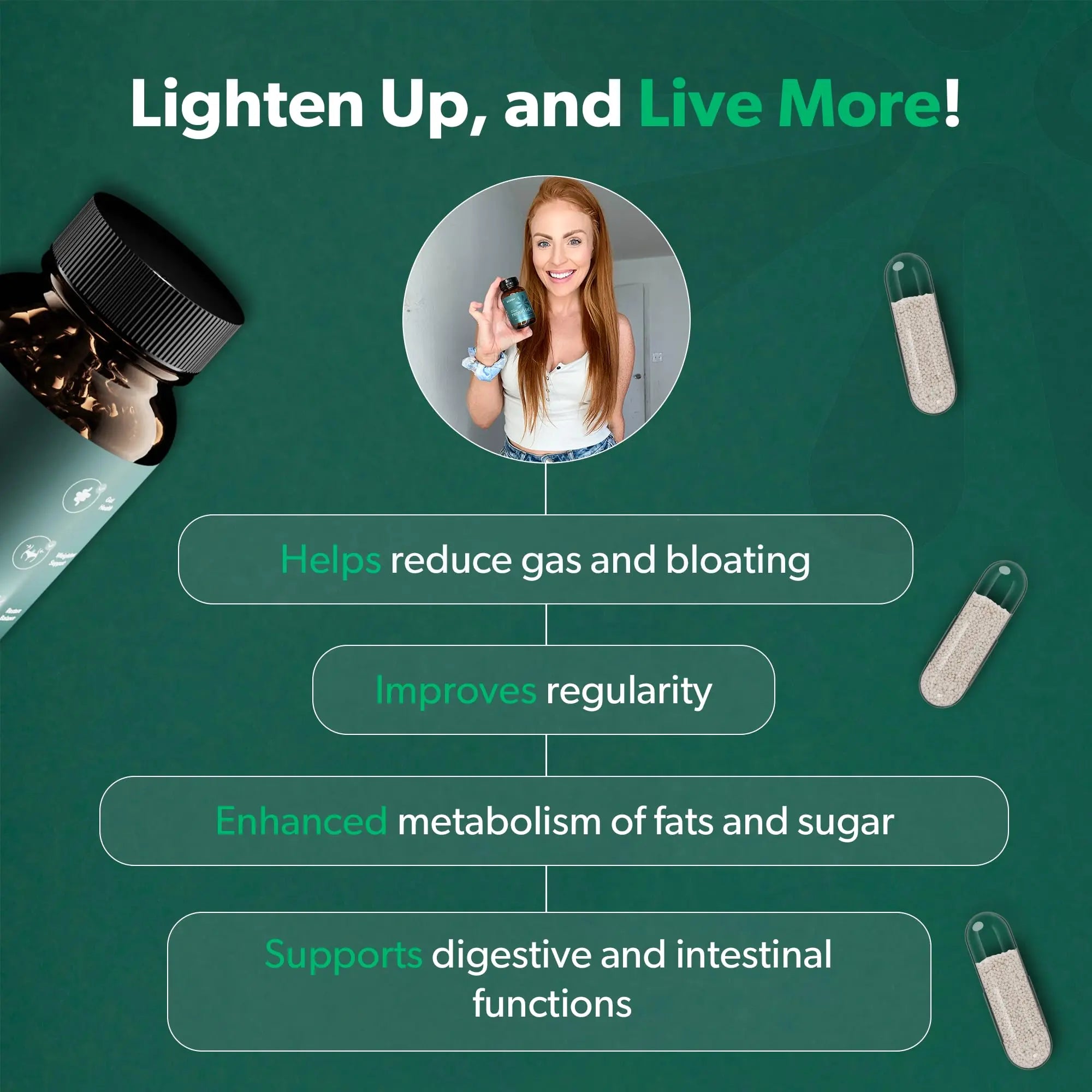 BIOMA Probiotics for Digestive Health, 3 in 1 Gut Health Probiotics and Prebiotics/Postbiotics BIOMA Au supplements