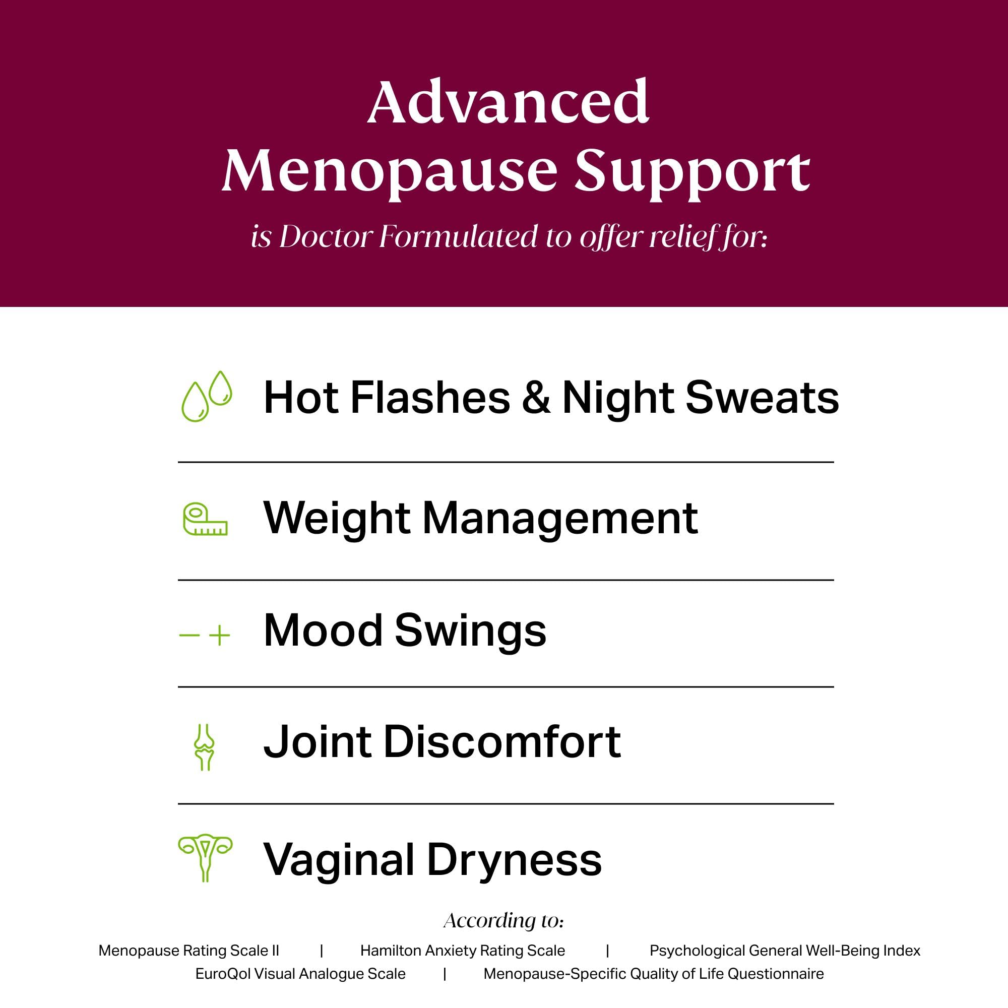 NOVAMD Clinically Proven Menopause Supplement for Weight Management, Hot Flashes, Night Sweats and Low Energy