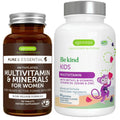 Multivitamin & Minerals for Women + Advanced Kids Multivitamin Gummy Vegan Bundle, with Methylated B-Vitamins, Vitamin A, C, D3 & E Igennus Healthcare Nutrition Au supplements