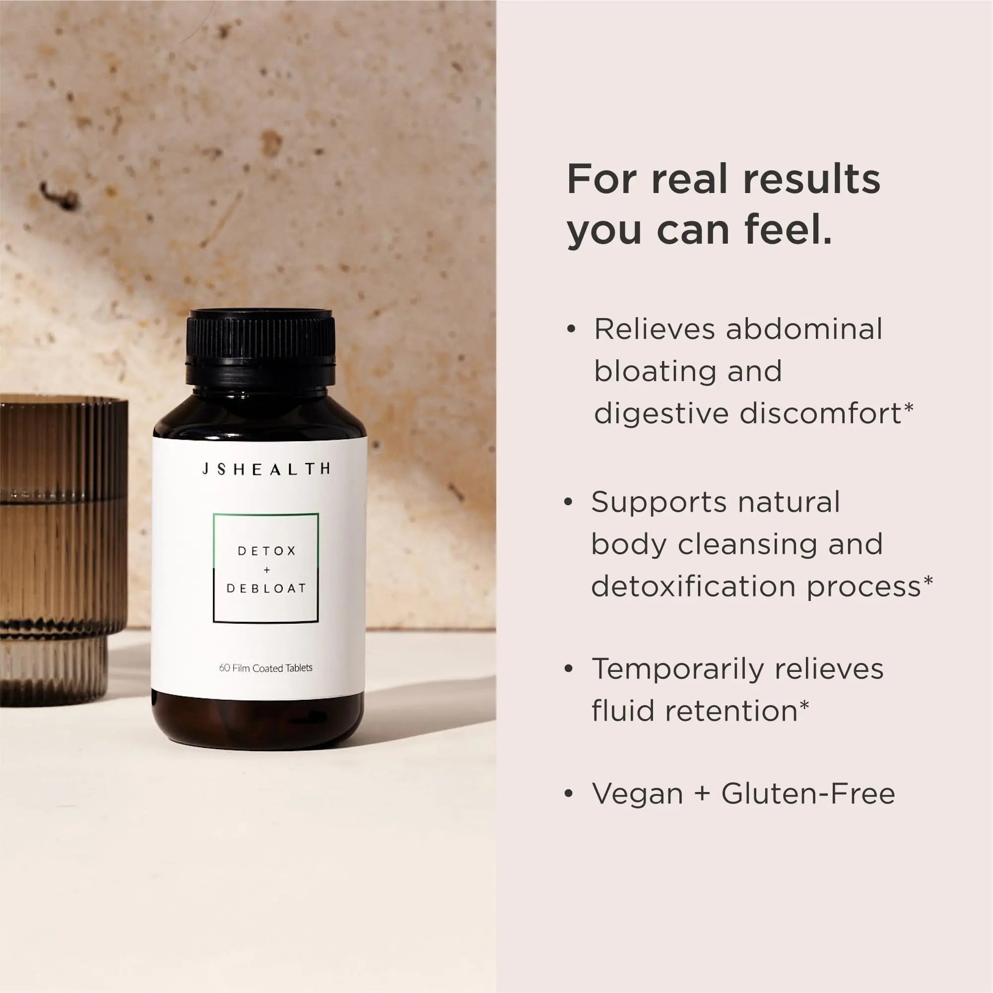 JSHealth Vitamins Detox and Debloat Liver Health Formula | Liver Detox Pills | Debloating JSHealth Au supplements