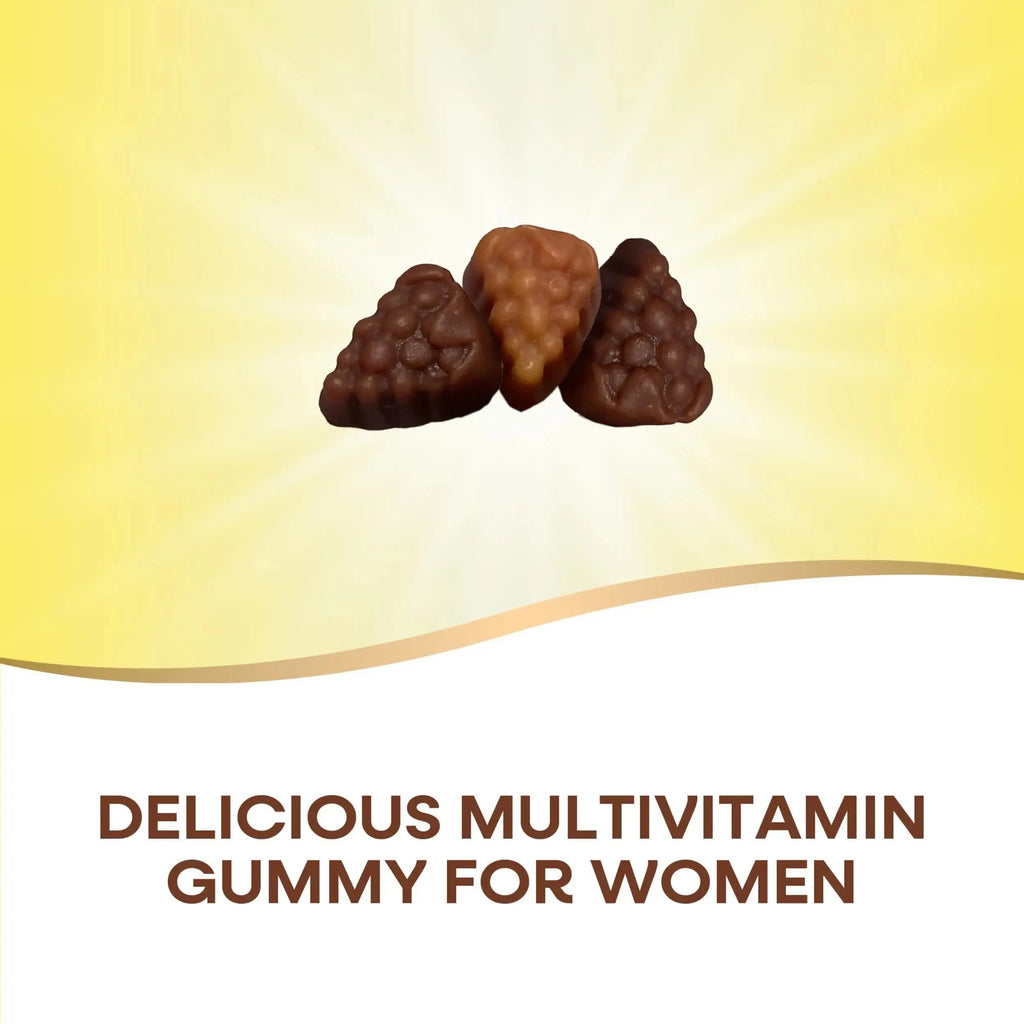 Nature’s Way Alive! Premium Women’s Gummy Multivitamin, Supports Energy Metabolism, Muscle Function*, B-Vitamins, Grape, Cherry, & Blueberry-Acai Flavored, 75 Gummies Nature's Way Au supplements