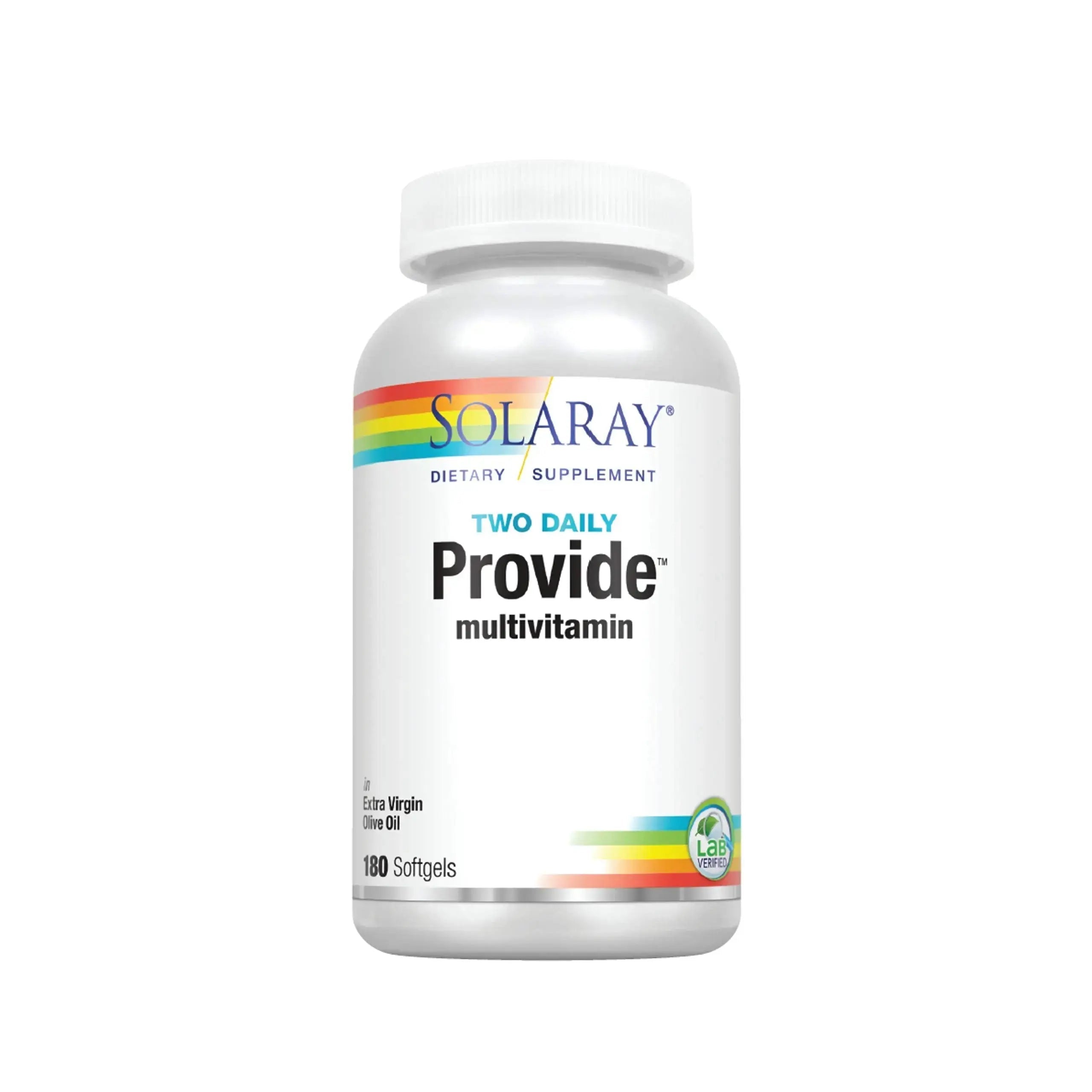 SOLARAY Provide Multivitamin | Two Daily | 180 CT SOLARAY Au supplements