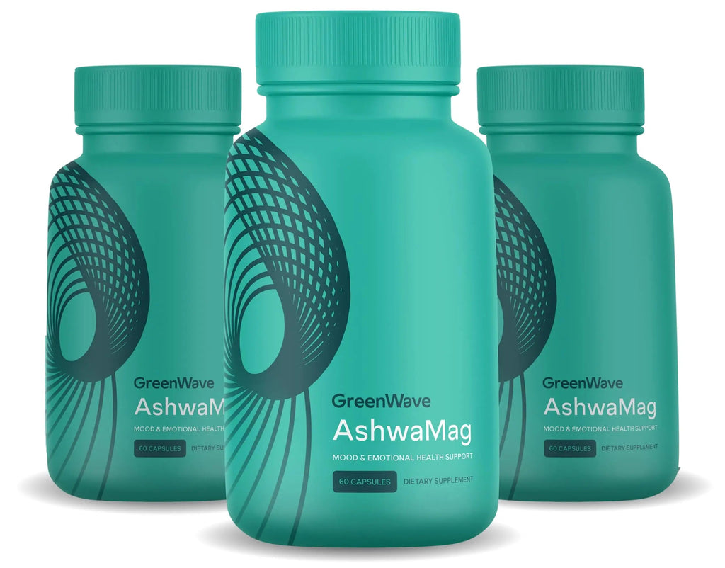 AshwaMag by GreenWave Nutrition | 5 Clinically Studied Ingredients | Happier & Motivated AshwaMag Au supplements