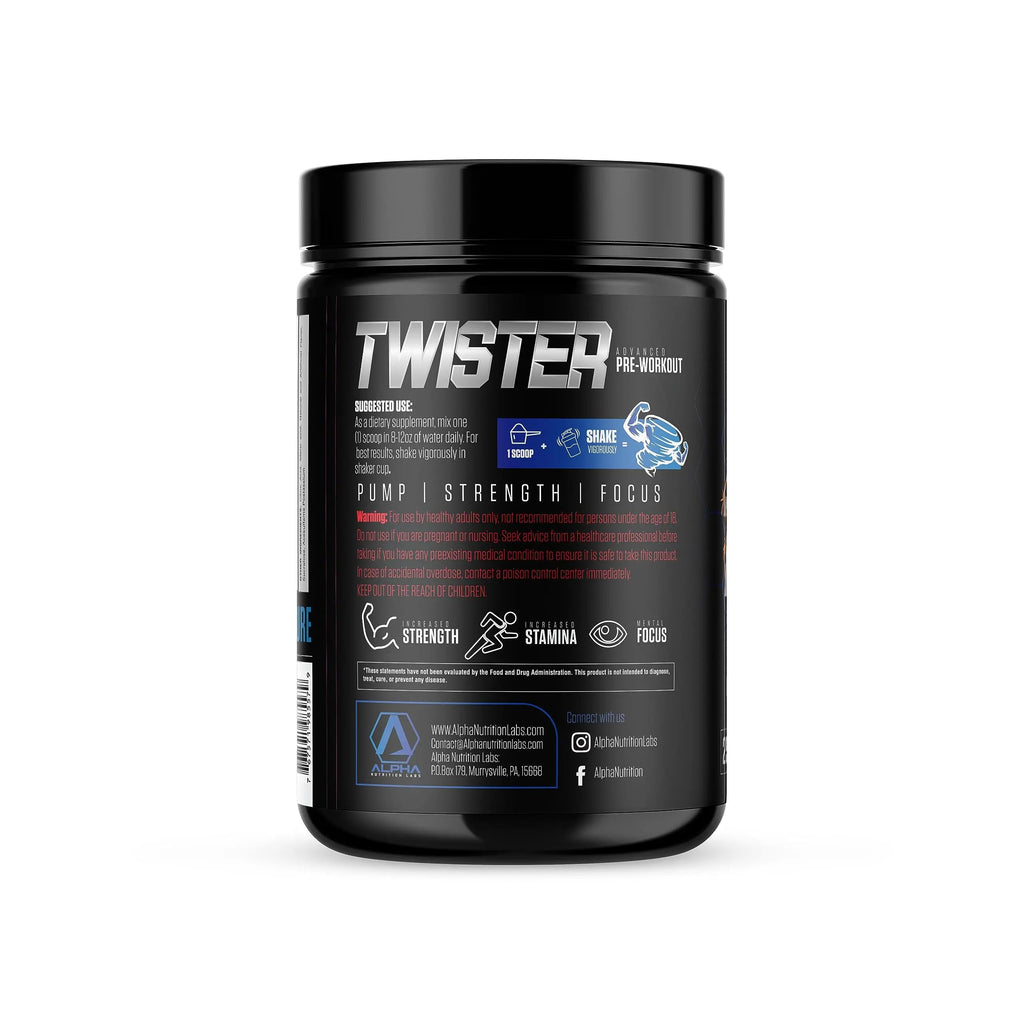 Alpha Nutrition Labs Twister Advanced Pre-Workout Powder (Raspberry Lemonade) Alpha Nutrition Labs Au supplements