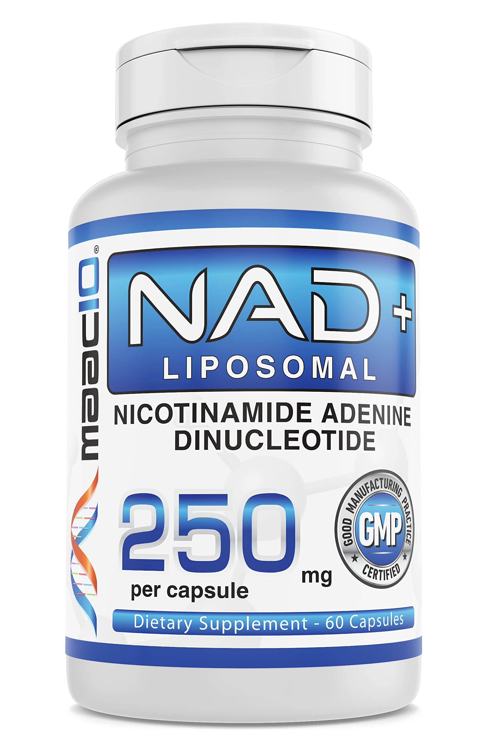 MAAC10 Liposomal NAD Supplement 500mg Serving (2x250mg Capsules) Actual Nicotinamide Adenine Dinucleotide MAAC10 Au supplements