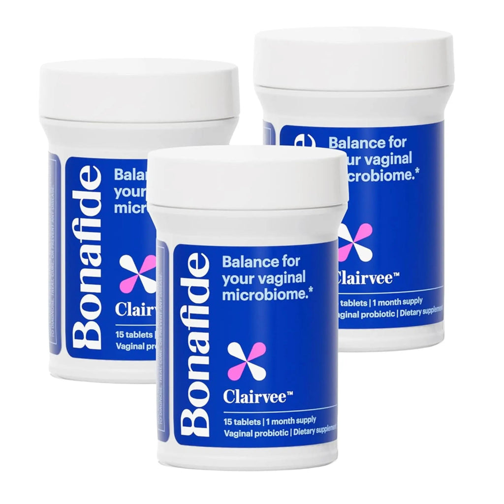 Bonafide Clairvee Vaginal Probiotic – Hormone-Free, Drug-Free Relief from Odor, Vaginal Itching and Discharge – Balances Vaginal pH Levels – 90 Day Supply (45 Capsules) Bonafide Au supplements