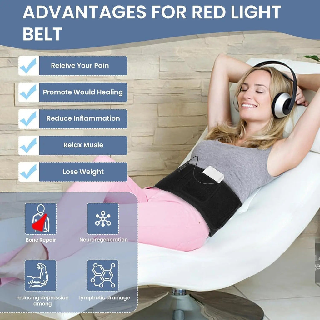 Red Light Therapy Belt - Near Infrared Light Therapy & Red Light Therapy for Body,660nm&850nm Adrxmexna Au supplements