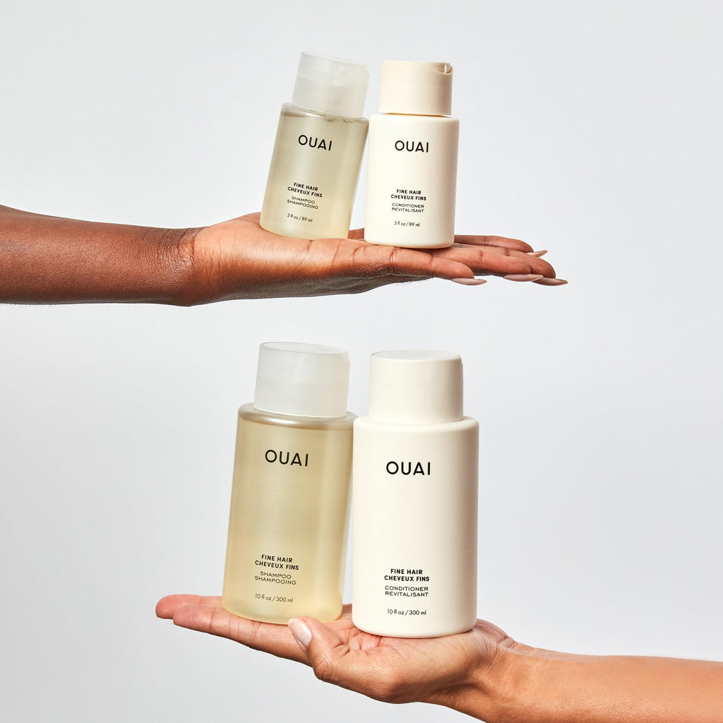 OUAI Fine Shampoo Travel Size - Volumizing Shampoo with Strengthening Keratin, Biotin & Chia Seed Oil for Fine Hair - For Clean, Weightless Body - Paraben, Phthalate & Sulfate Free Hair Care (3 Fl Oz) OUAI Au supplements