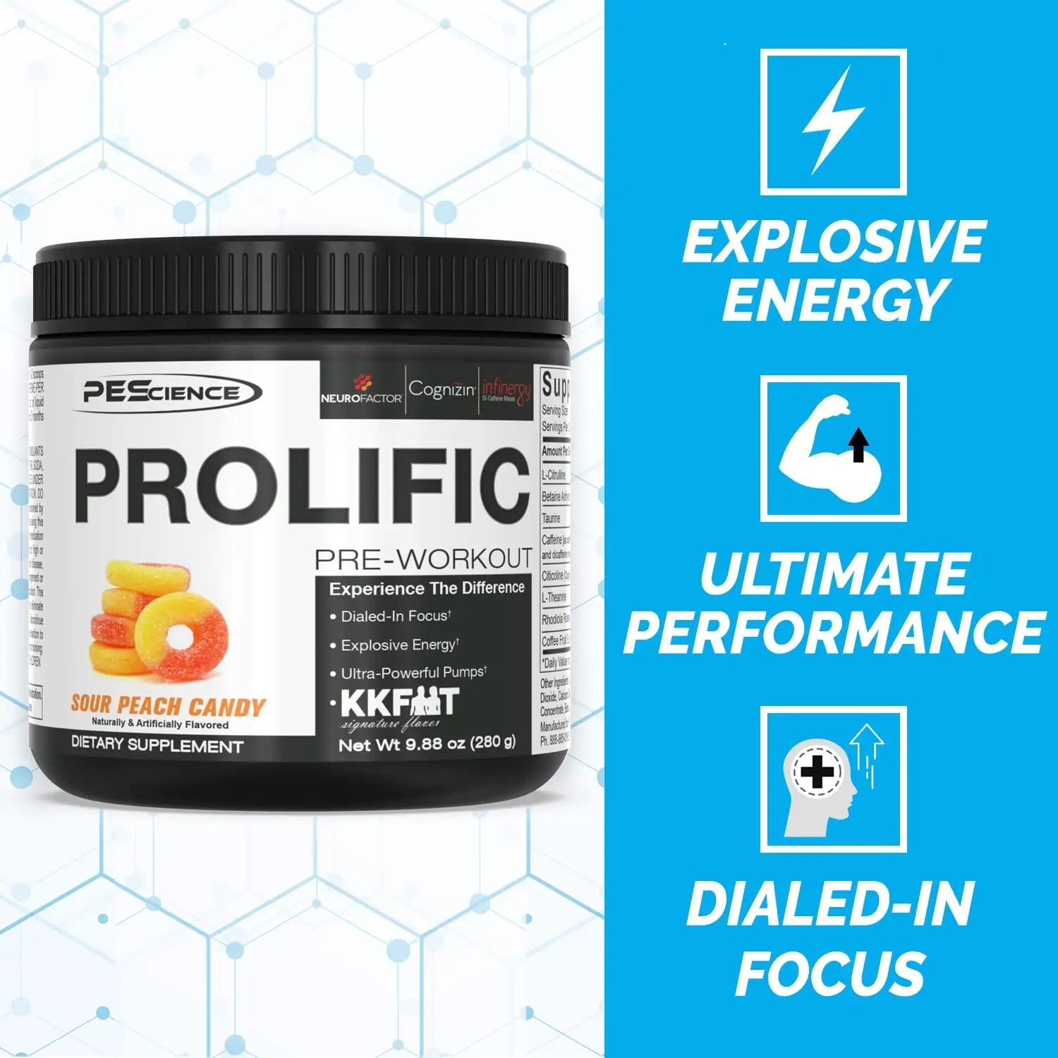 PEScience High Volume + Prolific Pre-Workout Stack, Powerful Nitric Oxide & Energy PEScience Au supplements