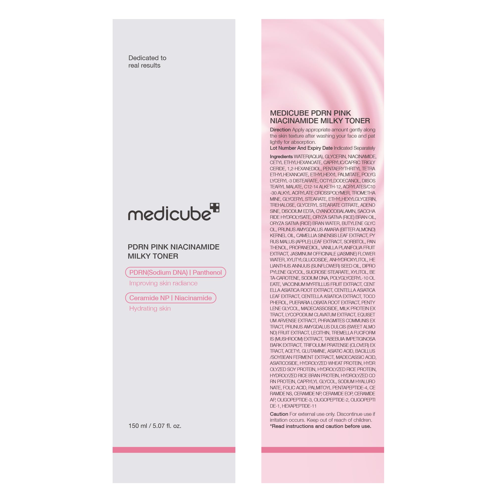 medicube PDRN Toner Salmon DNA Milky Toner | for Hydrating, Moisturizing, Soothing with Ceramide, Peptide