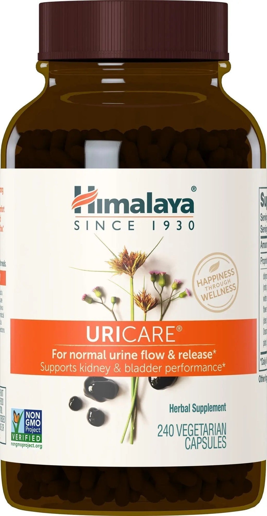 Himalaya UriCare Herbal Supplement, Kidney & Bladder Support, Urinary Tract & Urine Flow Support, Caffeine Free, Non-GMO, Gluten Free, Vegetarian, 240 Capsules, 60 Day Supply Himalaya Au supplements