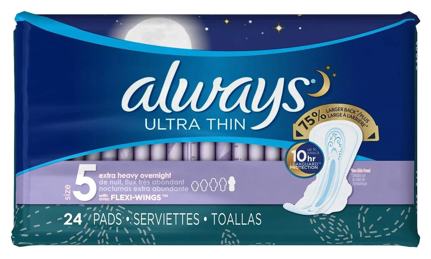 Always Pads Ultra Thin Size 5-24 Count (2 Pack) Always Au supplements