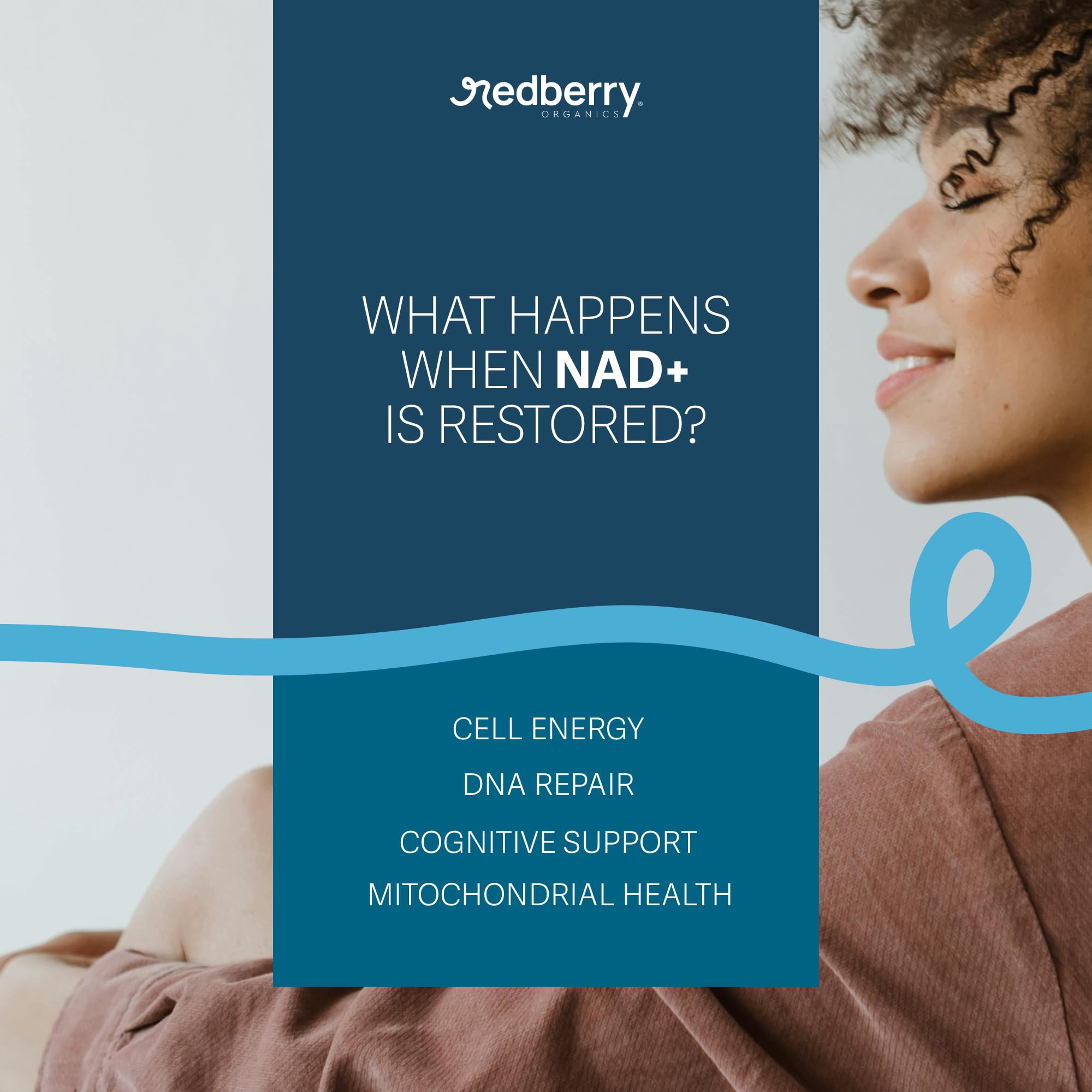 NAD Supplement with Direct NAD+ 300mg (NAD Plus) | Advanced Longevity Complex with Urolithin A & Resveratrol | NMN Alternative | 60 Capsules | Non-GMO, Gluten Free | Made in USA Redberry Organics Au supplements