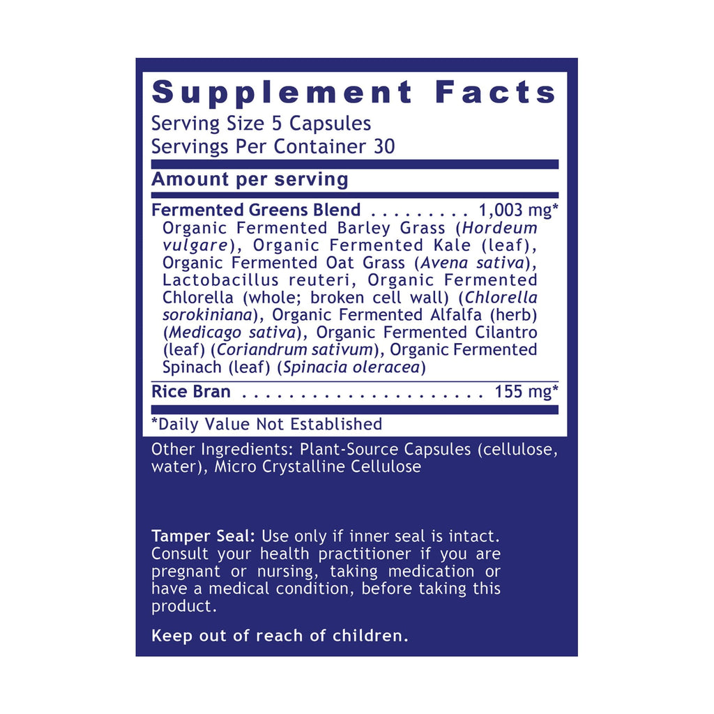 Quantum Nutrition Labs Quantum Fermented Greens- Super Greens Supplement, Superfood Blend, Organic Vitamins with Probiotic - Daily Greens with Spinach, Chlorella