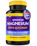 InnovixLabs Advanced Magnesium Capsules - 150 Ct, 210 mg - Chelated Glycinate and Malate - High Absorption, Promotes Relaxation, Bones, Muscle Health