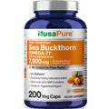 NusaPure Sea Buckthorn Omega-7 30:1 Extract, 250 mg Equivalent to 7,500mg per Veggie Caps - 200 Capsules - Non-GMO & Vegan NusaPure Au supplements