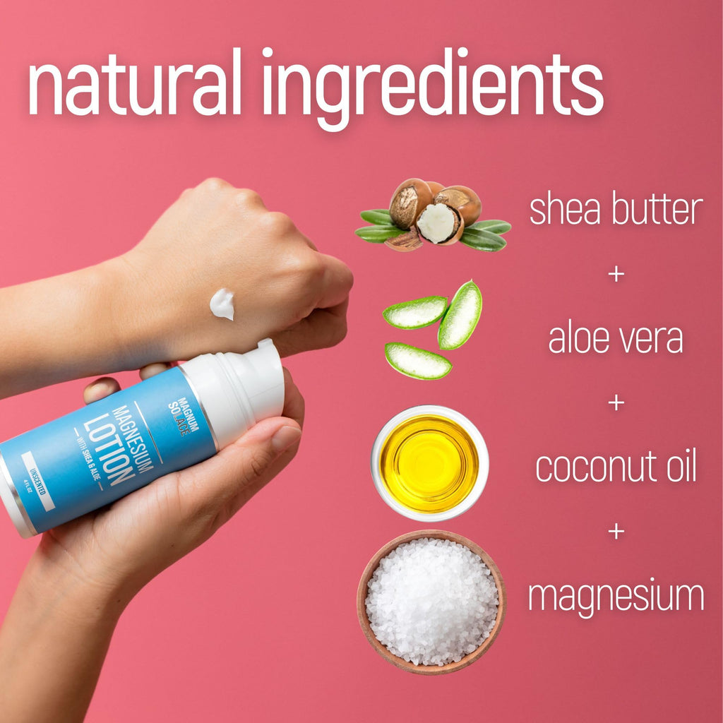 Magnum Solace Magnesium Lotion with Aloe & Shea – Apply to Legs – Alternative to Topical Magnesium Cream Magnum Solace Au supplements